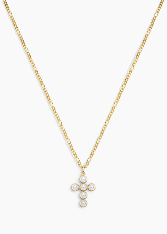 Pearl Cross Necklace