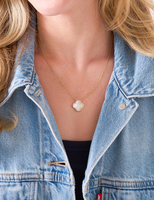 Icon White Necklace
